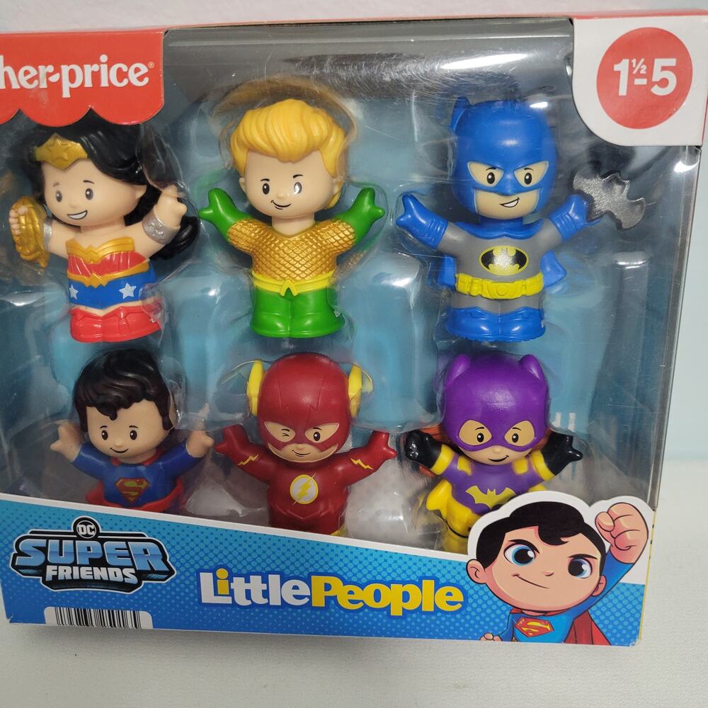 Fisher Price Little People DC Super Friends 2.5" Inch Figures 12725-2M5 - Picture 2 of 4